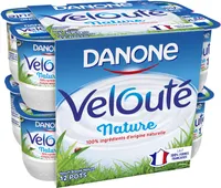 Danone veloute nature 125 g x 12