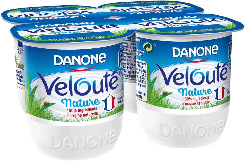 Danone velouté nature
