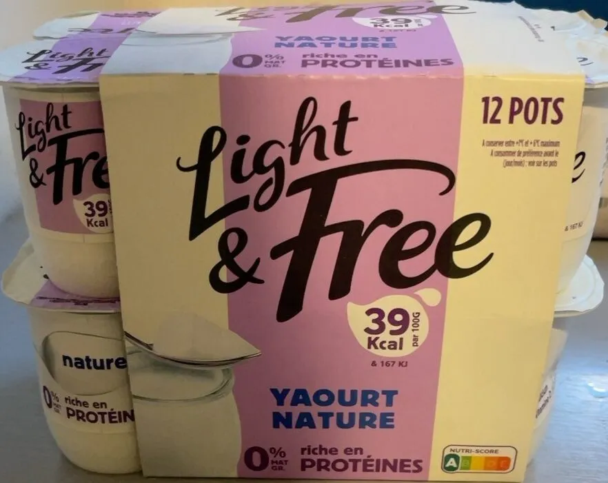 Light & free - Yaourt nature