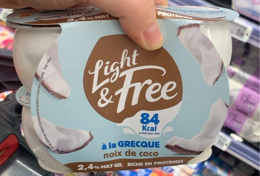 Light & Free à la grecque Noix de coco