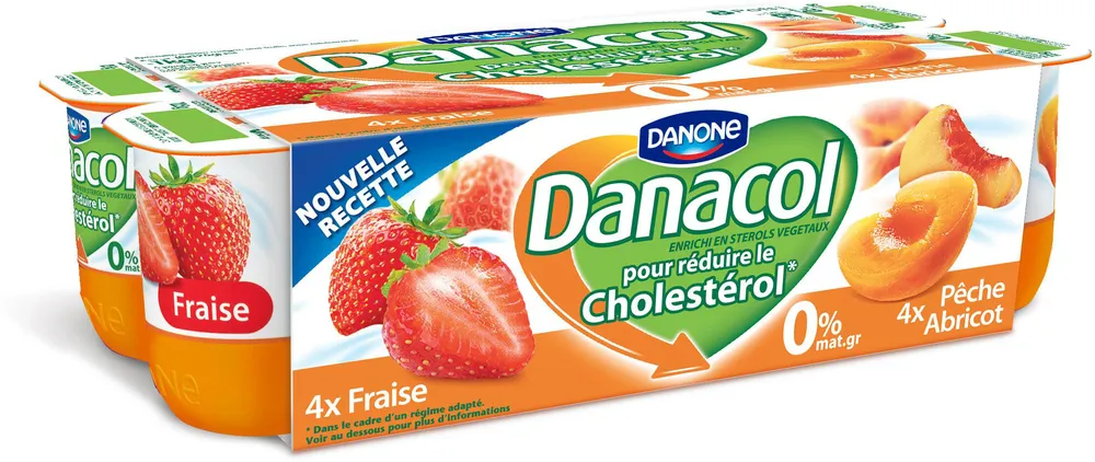 Danacol fruits panache 125 g x 8