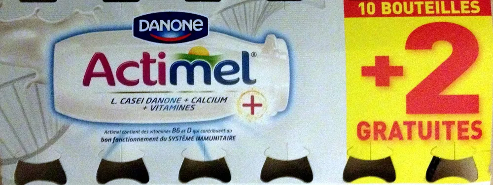 Actimel + (10 Bouteilles + 2 Gratuites)
