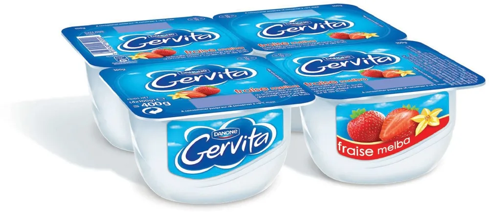 Gervita fraise melba 100 g x 4