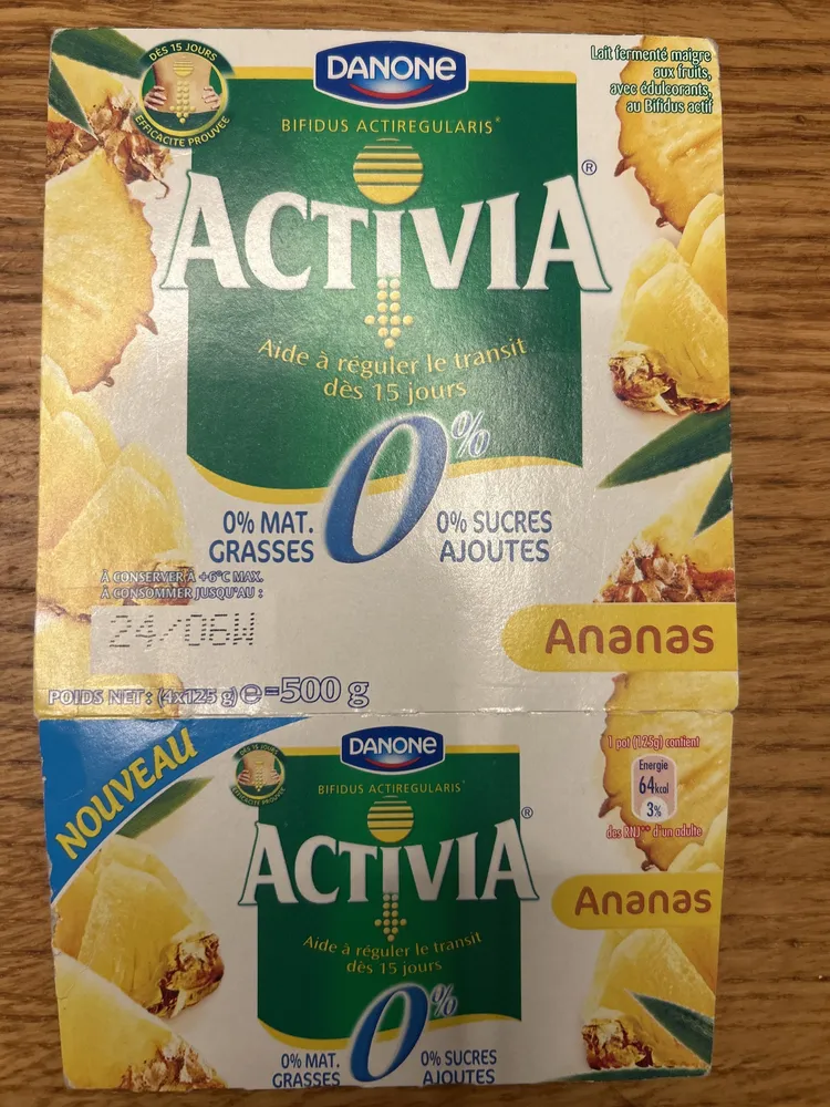 Aide à réguler le transit dès 15 jours 0% 0% MAT. GRASSES 0% SUCRES AJOUTÉS Ananas