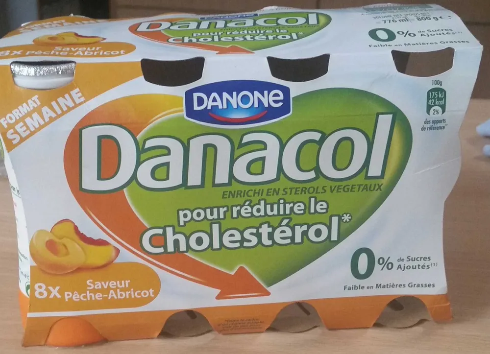 Danacol Pêche-Abricot