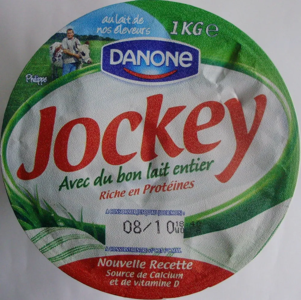 Jockey Avec du bon lait entier (8 % MG)