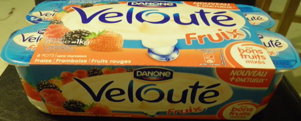 Velouté Fruix (Fraise, Framboise, Fruits rouges) 8 Pots