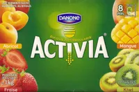 Activia (Abricot, Fraise, Kiwi, Mangue) 8 Pots