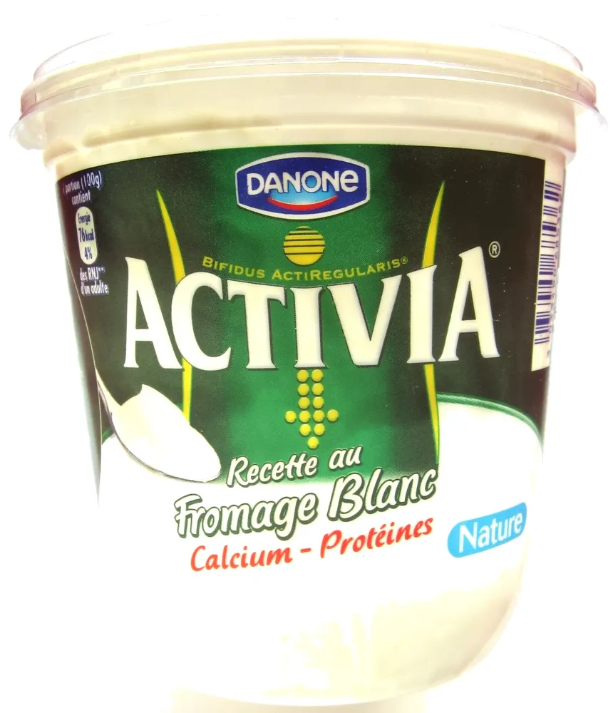 Activia - Recette au fromage blanc nature