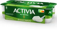 Activia bifidus brasse nature 125 g x 8