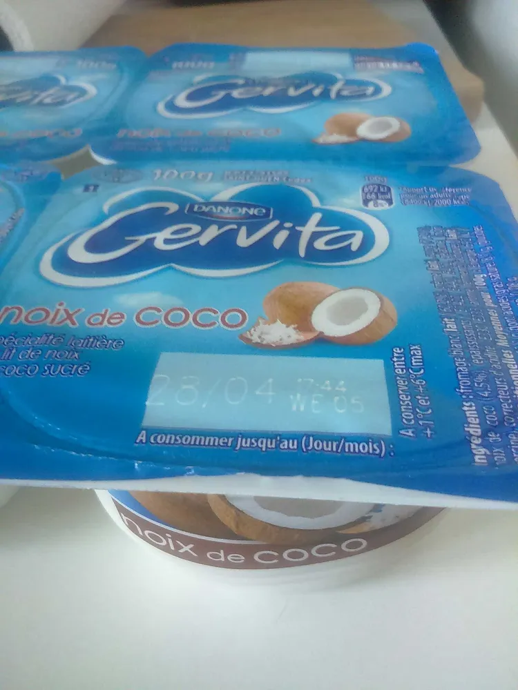 Gervita noix de coco