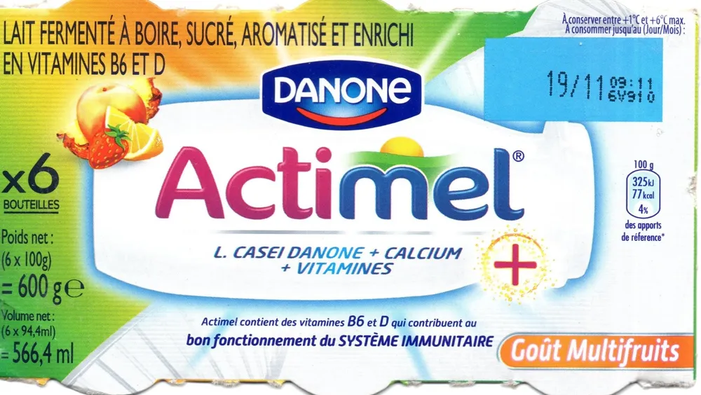 Actimel goût multifruits