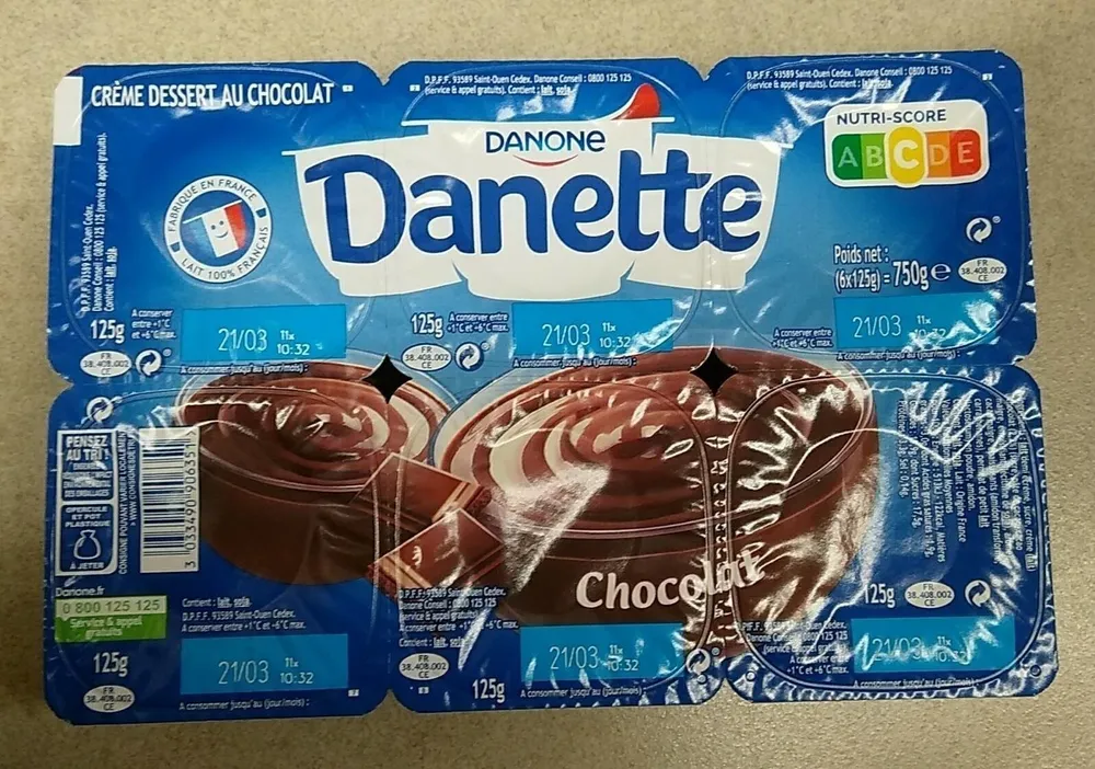 Danette Chocolat lait