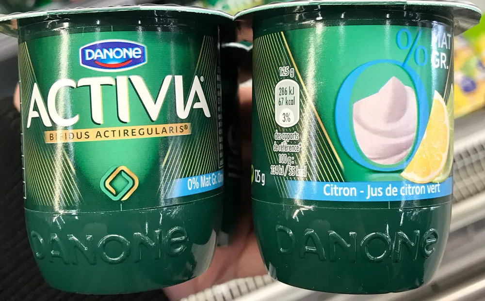 Activia Citron - Jus de Citron Vert (0% MG)