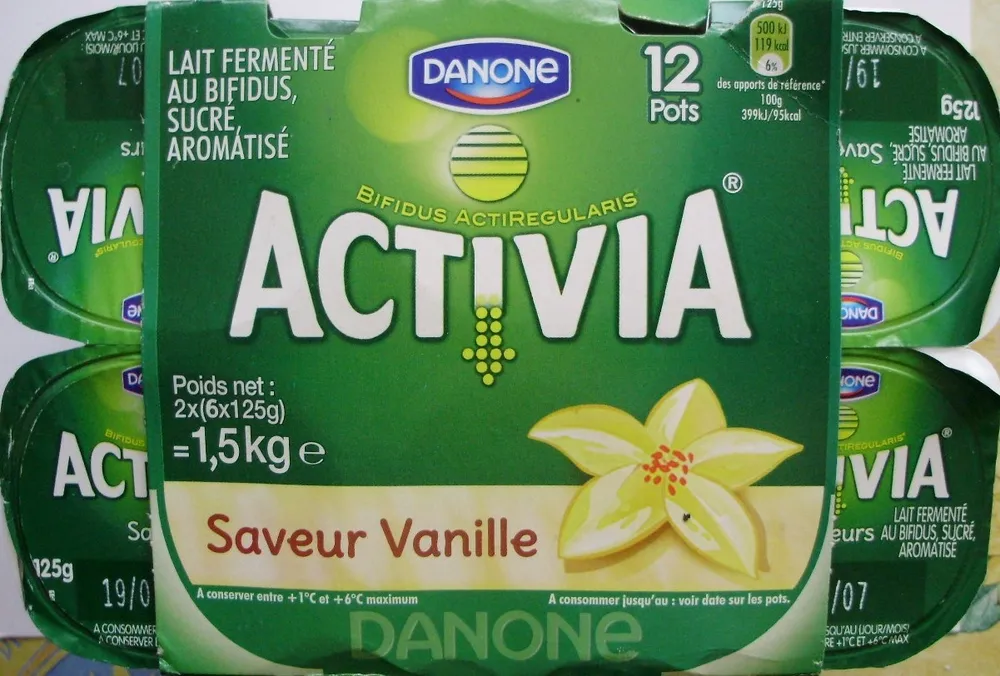 Activia (Saveur Vanille) 12 Pots