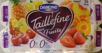 Taillefine aux fruits, abricot-fraise-citron-cerise-ananas-pêche