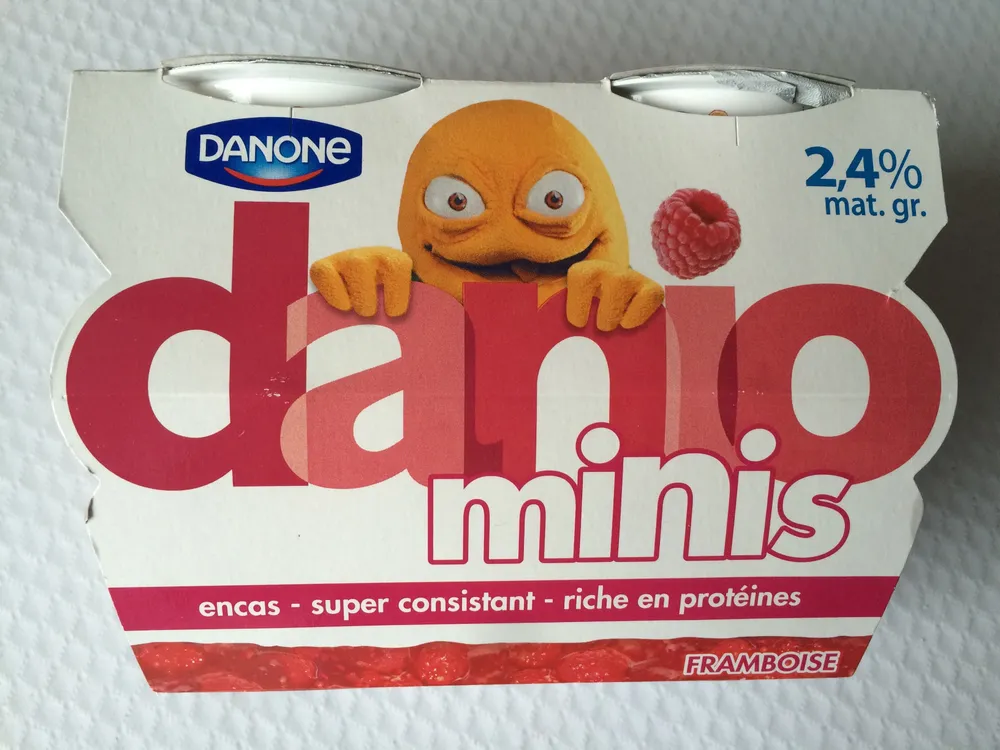 Danio Minis Framboise (2,4% MG)