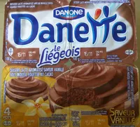Danette Le Liégeois Saveur Vanille
