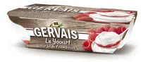 Gervais bicouche framboise 115 g x 2
