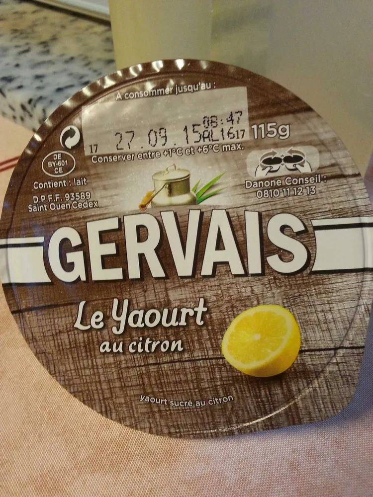 Le Yaourt au Citron