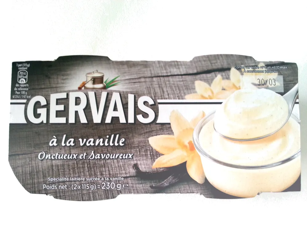 Gervais à la vanille