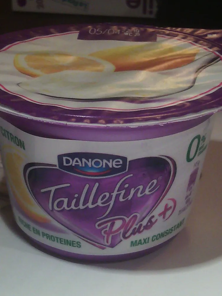 Taillefine Plus Citron (0 % MG)