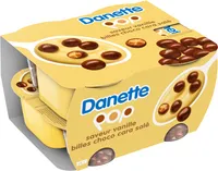 Danette pop vanille bille caramel 120 g x 4