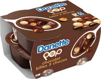 Danette pop chocolat et billes soufflees 117 g x 4
