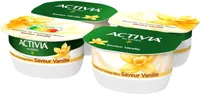 Activia bifidus recette au fromage blanc saveur vanille 120gx4