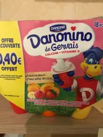 Danonino Fromage blanc saveurs aux fruits les 18 pots de 50 g