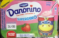 Danonino Superdino saveur Fraise