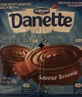 Crèmes dessert saveur Brownie Danette