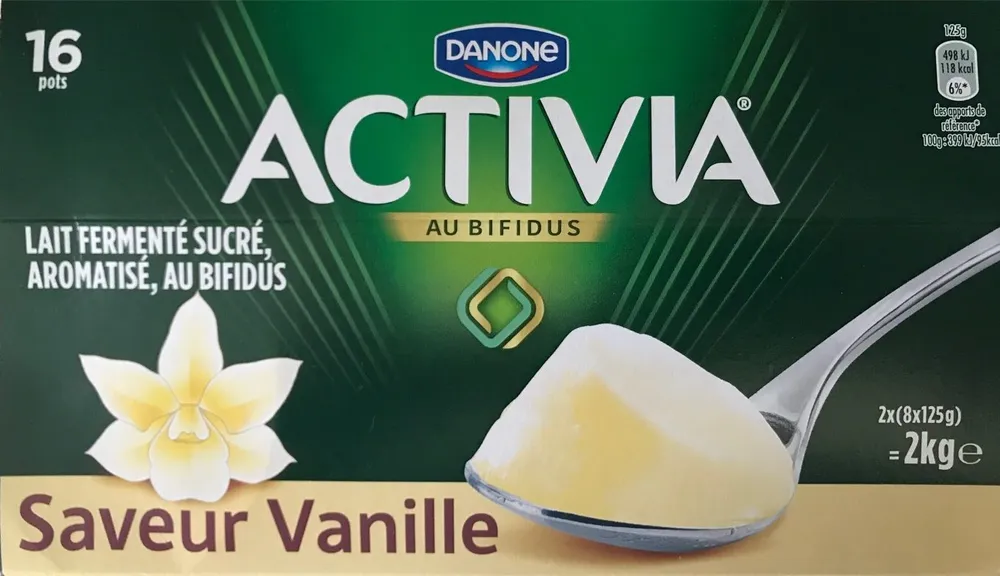 Activia saveur vanille