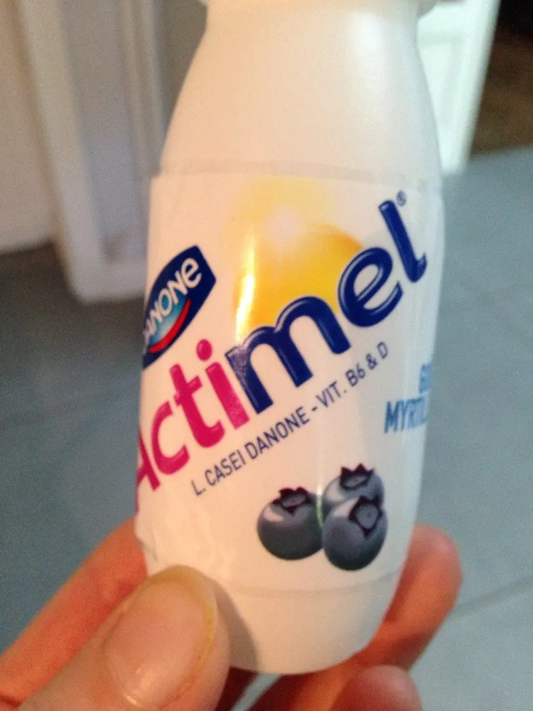Actimel Goût Myrtille et Goût Framboise