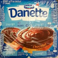 Danette chocolat caramel
