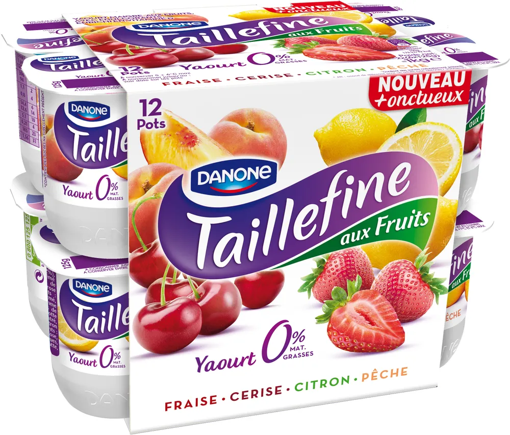 Taillefine fruits 125 g x 12 panache