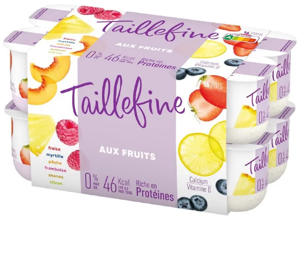 Taillefine fruits 125 g x 16 panache