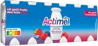 Actimel gout framboise et fruit des bois 100 g x 12
