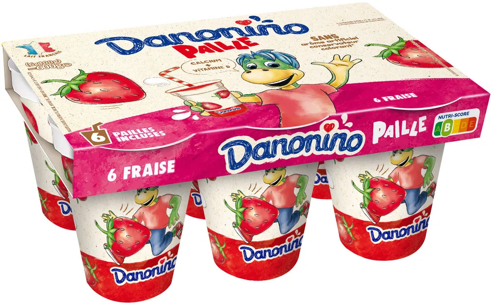 Danonino a boire fraise 100 g x 6