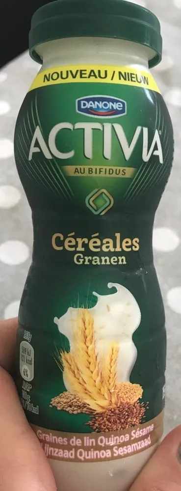 Activia à Boire Céréales Graines de Lin Quinoa Sésame