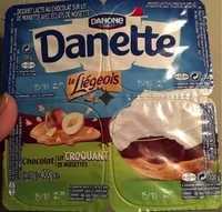 Danette chocolat lit croquant de noisettes