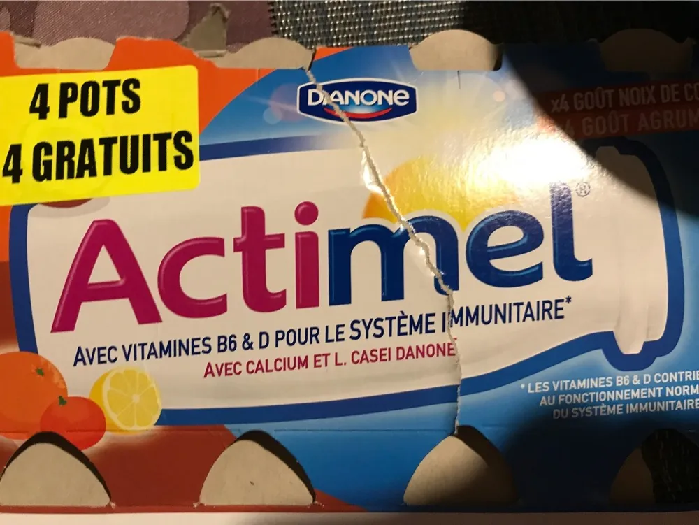 Actimel Goût Noix de coco Goût Agrumes