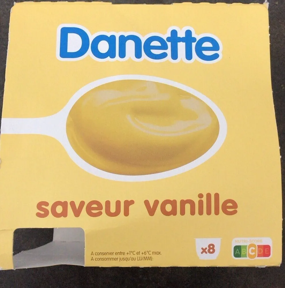 Danette saveur vanille