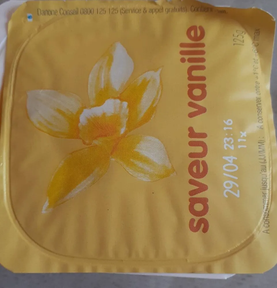 Danette saveur vanille