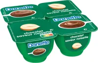 Danette saveur chocolat noisette 125 g x 4