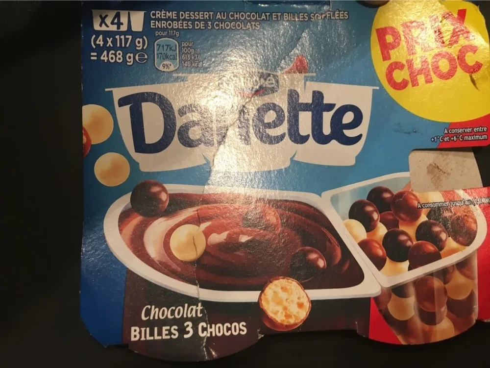Danette billes 3 chocos