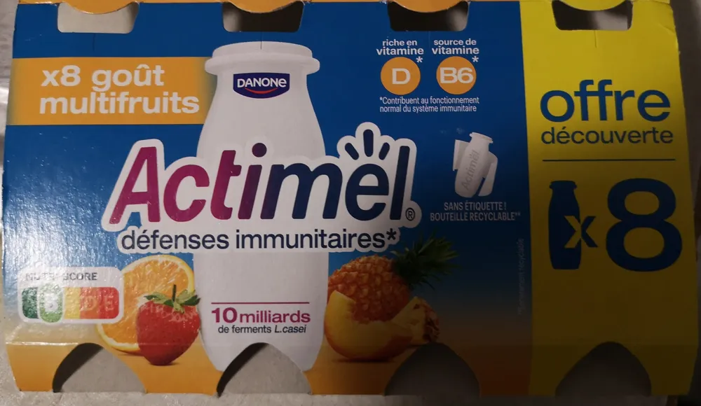 Actimel goût multifruits