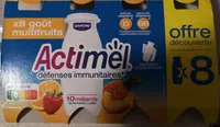 Actimel goût multifruits