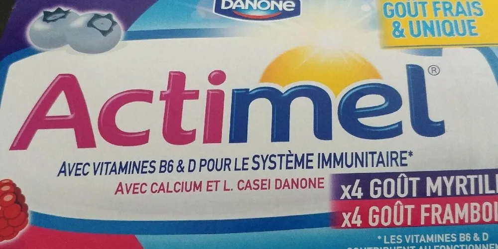 Actimel myrtille ou framboise