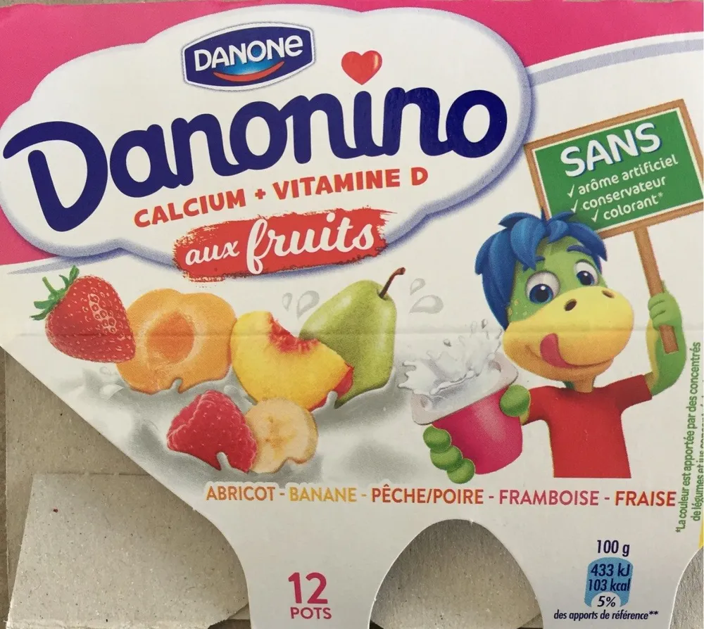 Danonino aux fruits